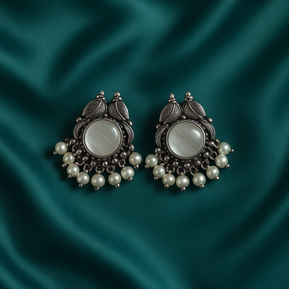 Noor Leaf | Pearl Royale Earrings