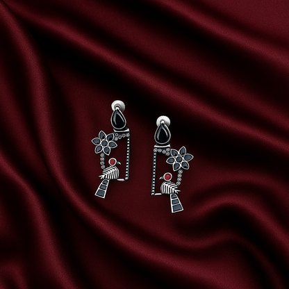 Rustic Parrot | Whispering Wings Earrings