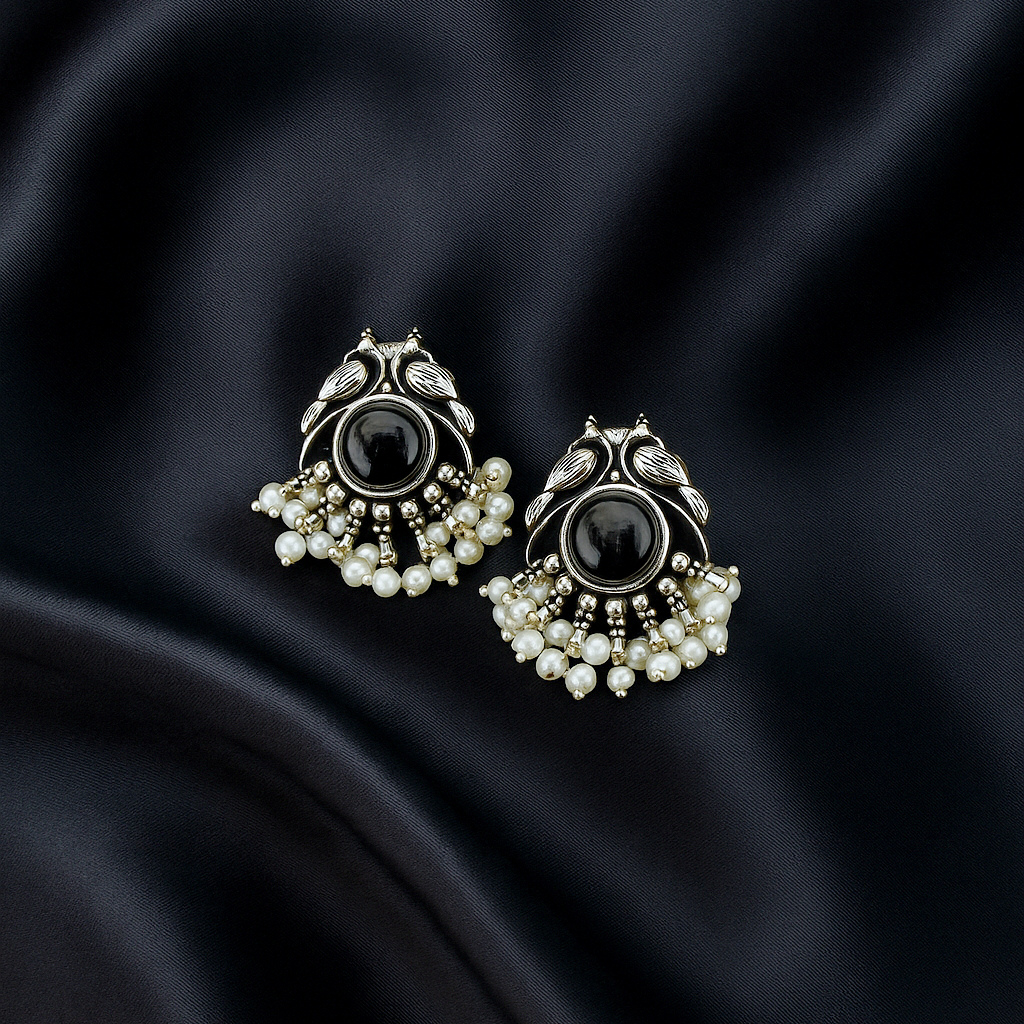 Noor Leaf | Pearl Royale Earrings