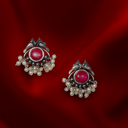 Noor Leaf | Pearl Royale Earrings