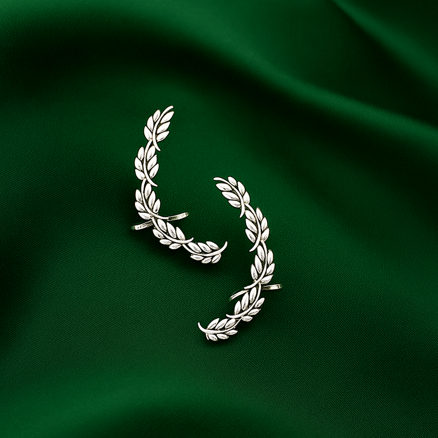 Asopalav Leaf Trails | Leaf Earrings