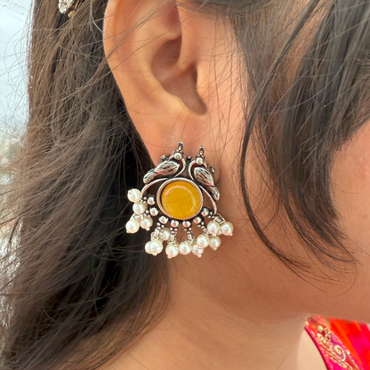 Noor Leaf | Pearl Royale Earrings