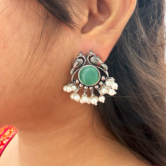 Noor Leaf | Pearl Royale Earrings