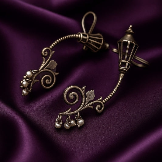 Royal Streetlight Charms | Antique Earrings